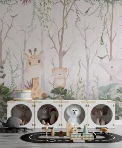 Cute Animals For Kids Wallpaper Mural