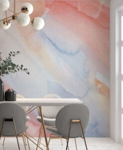 Gradient Watercolor Pattern Wallpaper Mural