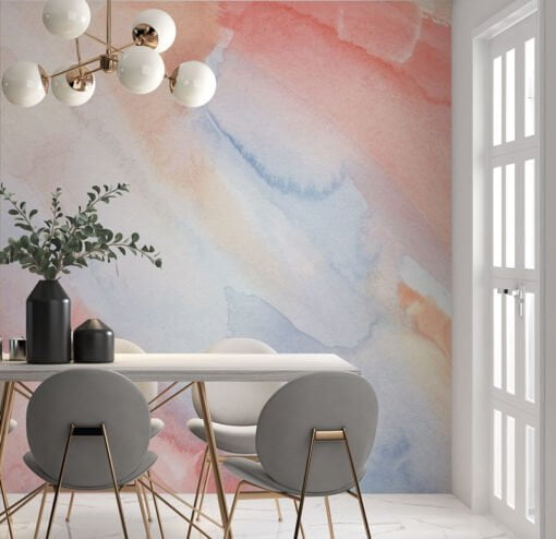 Gradient Watercolor Pattern Wallpaper Mural