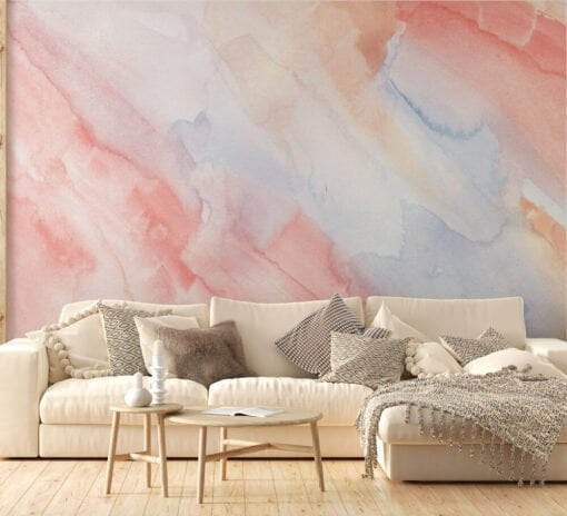 Gradient Watercolour Pattern Wallpaper Mural