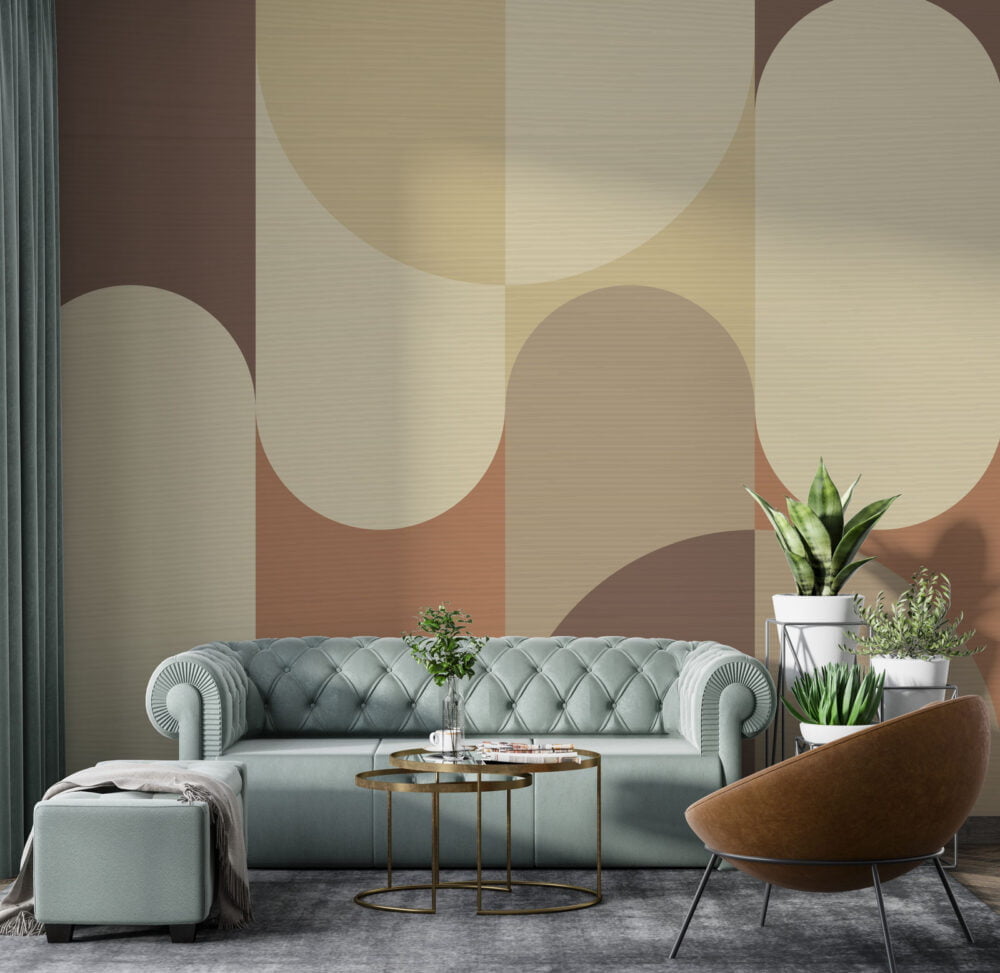 Soft Patterns Modern Wallpaper Mural