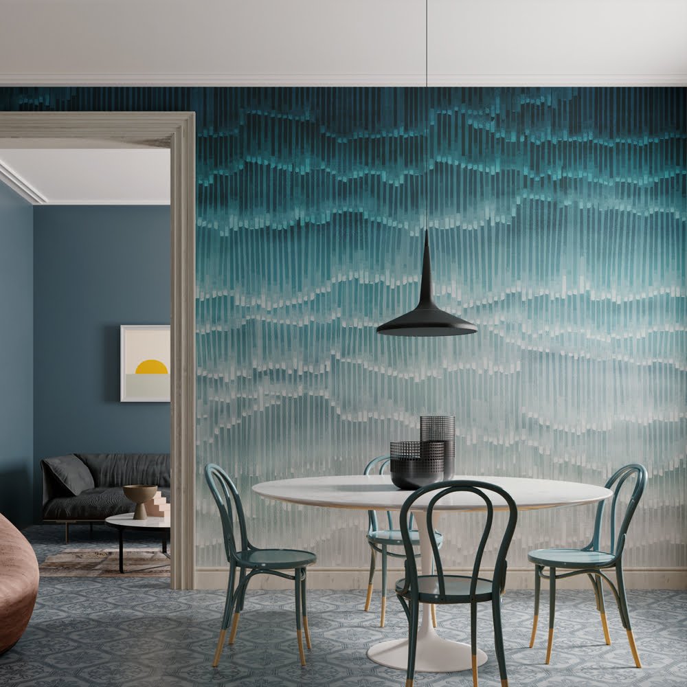 IN0321 Linear Gradient Wallpaper Mural