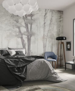 Trees in the Forest Wallpaper Mural