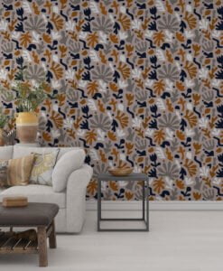 Different Flower Patterns Wallpaper Mural