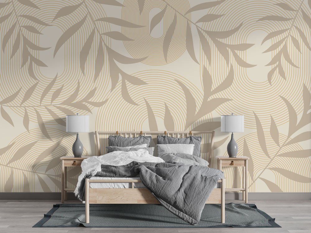 Soft Leaves Wallpaper Mural