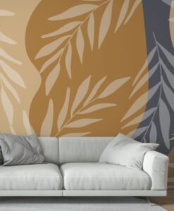 Bohemian Leaves Wallpaper Mural