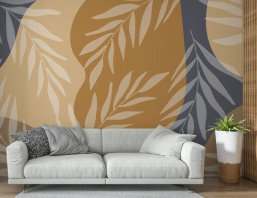 Bohemian Leaves Wallpaper Mural