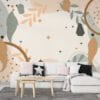 Dreamcatcher and Flowers Wallpaper Mural
