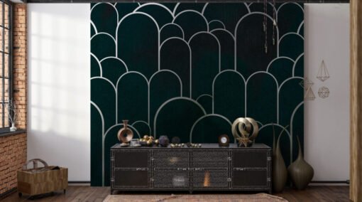 Geometric 3D Wall Wallpaper Mural