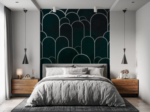 Geometric 3D Wall Wallpaper Mural