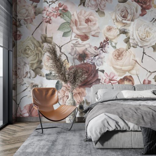 Soft Roses Wallpaper Mural