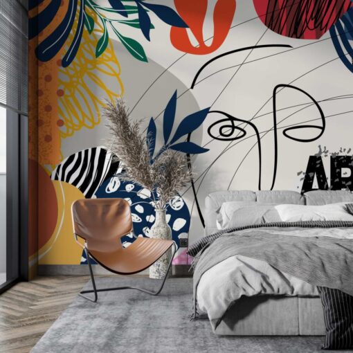 Art Abstrack Patterns Modern Wallpaper Mural
