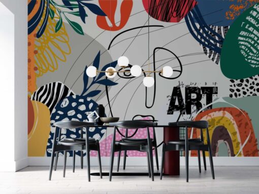 Art Abstrack Patterns Modern Wallpaper Mural