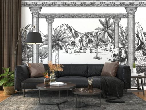 Historical Art Design Wallpaper Mural