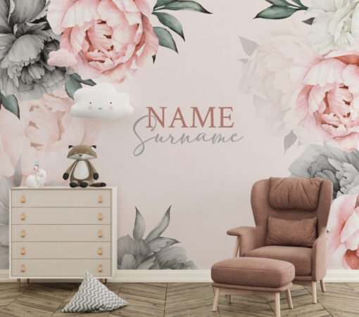 Flowery Wallpaper Mural