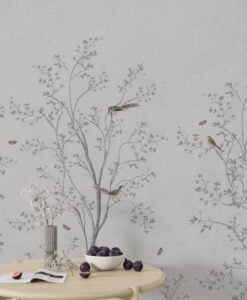 Birds On The Trees Wallpape Mural