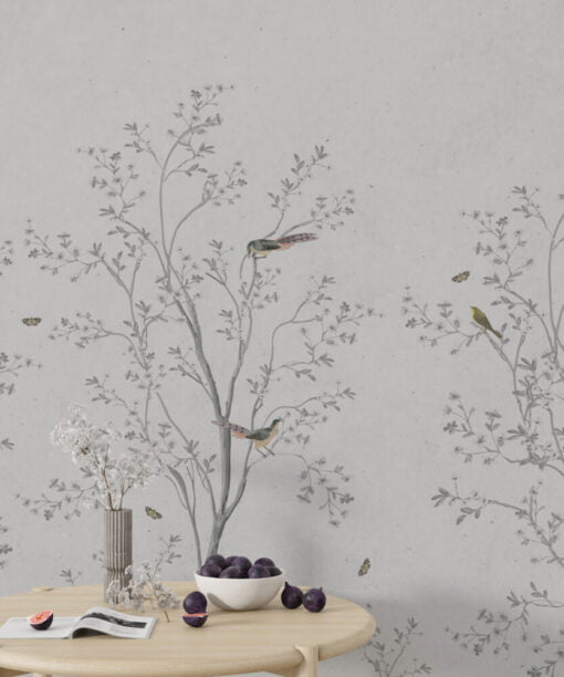 Birds On The Trees Wallpape Mural