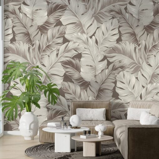 Artistic Floral Pattern Wallpaper Mural