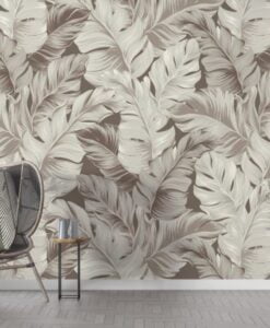 Artistic Floral Pattern Wallpaper Mural