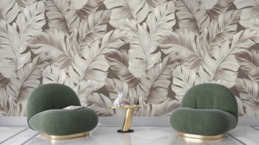 Artistic Floral Pattern Wallpaper Mural