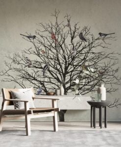 Birds on The Tree Wallpaper Mural