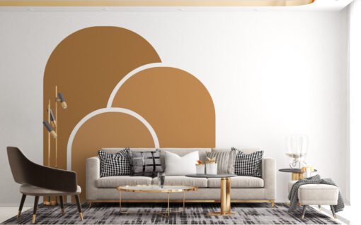 Geometric Wall Pattern Wallpaper Mural