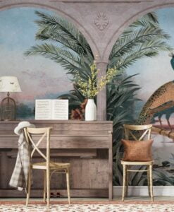 Landscapes And Birds Wallpaper Mural