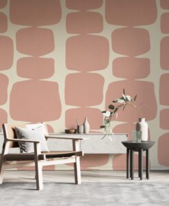 Square Patterns Wallpaper Mural