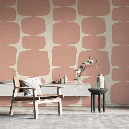 Square Patterns Wallpaper Mural