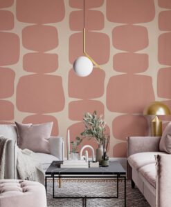 Square Patterns Wallpaper Mural