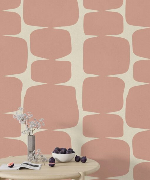 Square Patterns Wallpaper Mural