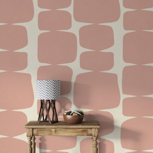 Square Patterns Wallpaper Mural