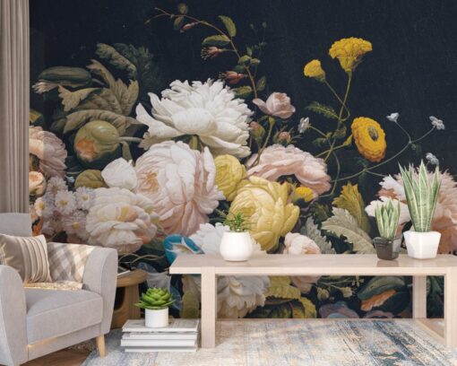 Harmony of Wildflowers Wallpaper Mural