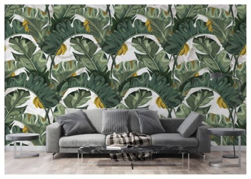 Banana Trees And Bananas Wallpaper Mural