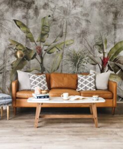 Banana Forest With Shades Wallpaper Mural