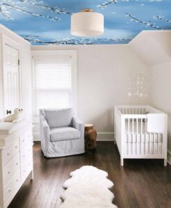 Spring Forest Sky Ceiling Wallpaper Mural