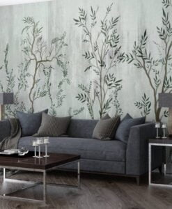 Forest Trees Wall Mural Wallpaper Mural