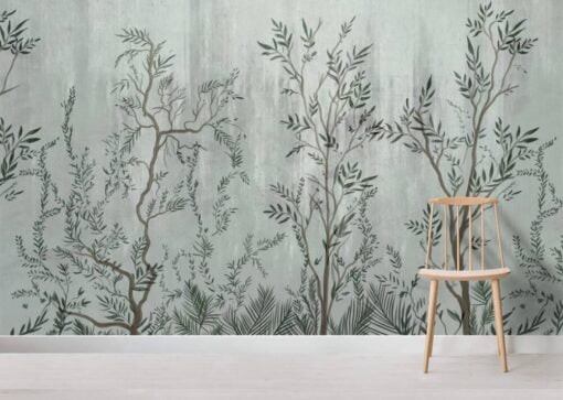 Forest Trees Wall Mural Wallpaper Mural