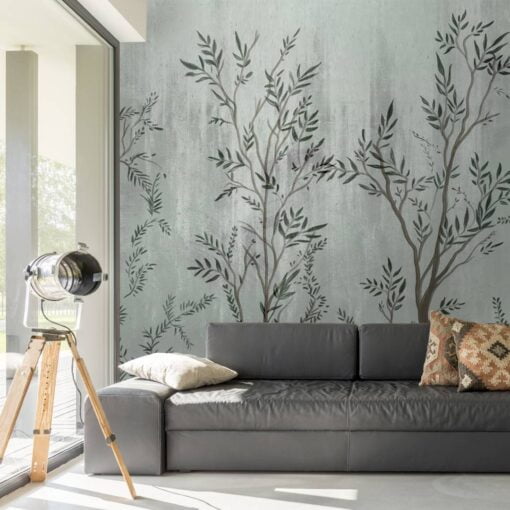 Forest Trees Wall Mural Wallpaper Mural