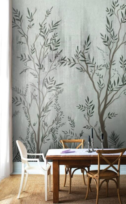 Forest Trees Wall Mural Wallpaper Mural