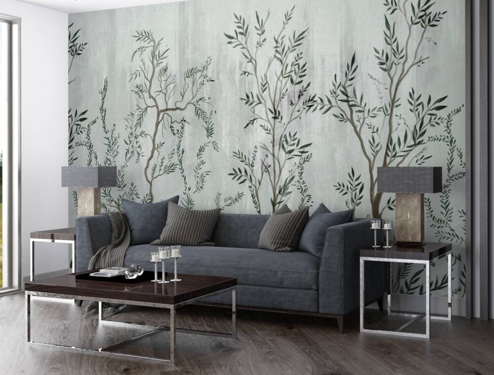 Forest Trees Wall Mural Wallpaper Mural