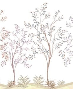 Flowers On Tree Spring Theme Wallpaper Mural