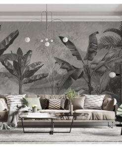 Tropical High Trees Wallpaper Mural