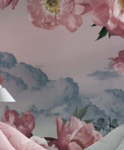 Pink Big Rose Wallpaper Mural