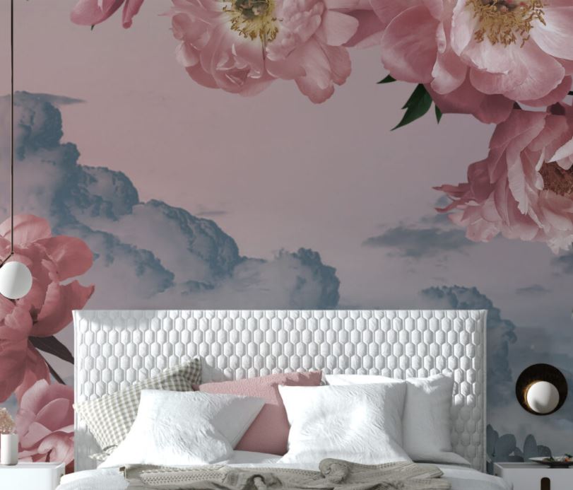 Pink Big Rose Wallpaper Mural