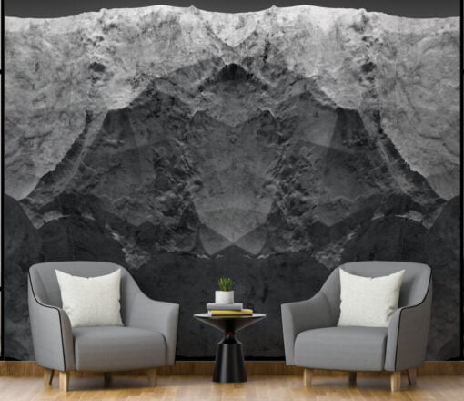 Concrete Stone Look 3D Wallpaper Mural