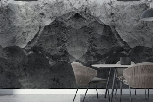 Concrete Stone Look 3D Wallpaper Mural