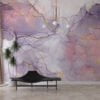 Lilac Marble Pattern Wallpaper Mural