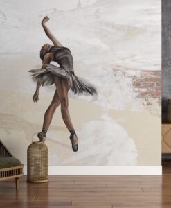 Art Design Ballerina Wallpaper Mural