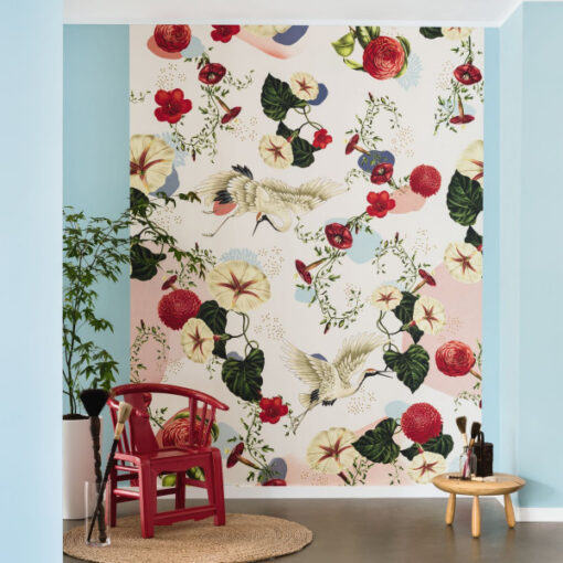 Kyoto by Flouk Wallpaper in Multicolors